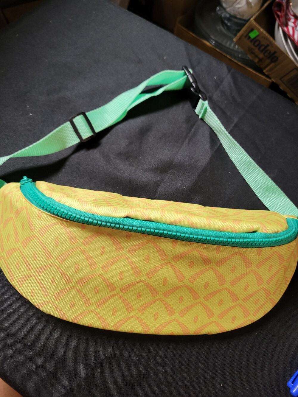 Sun Squad Cooler Pineapple Fanny Pack- Yellow